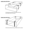 Bed Bondage Restraint Kit - 4-Piece Under-Mattress Strap System