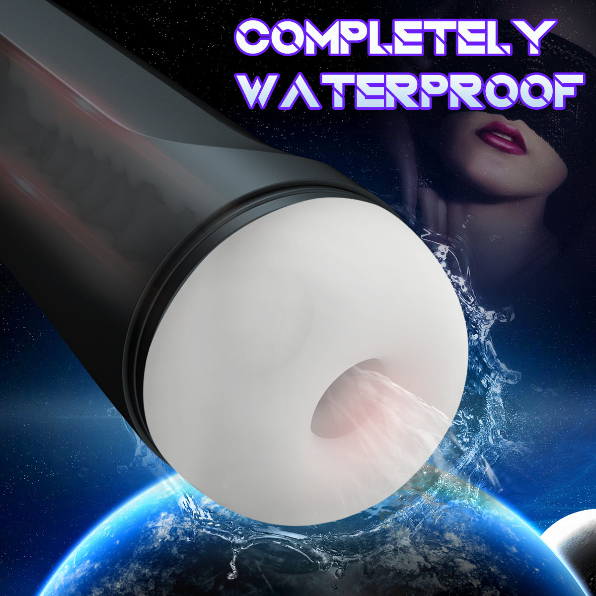 Vibration masturbator- without lube - 5 Vibration Modes & Suction Tech