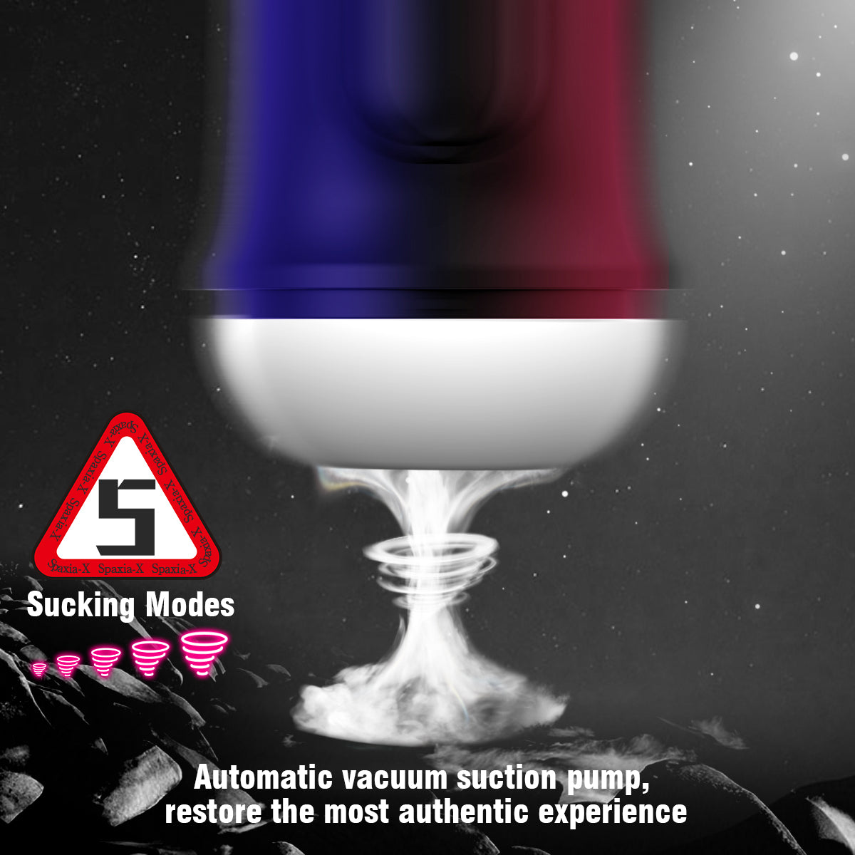 Suction+Vibration 3-in-1 Smart Masturbator Cup