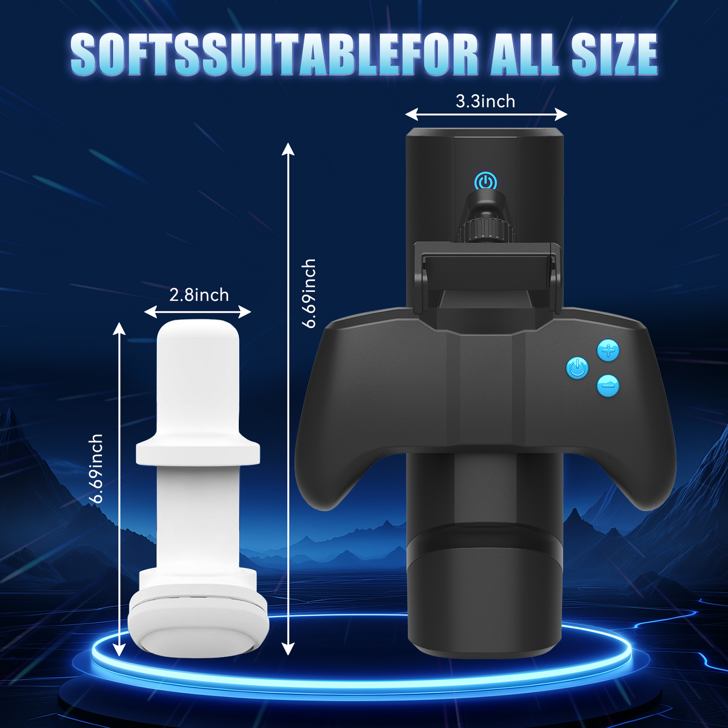 Gamepad Airplane Cup - 10 Thrusting Modes &  Heating Function
