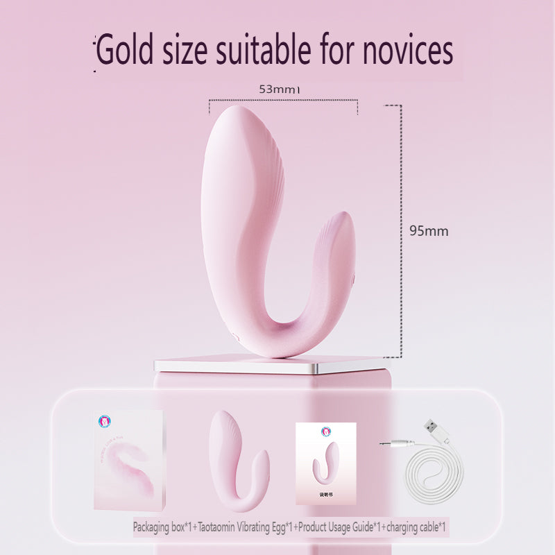 YY HORSE Peach Whale Wearable Vibrator - 9 Vibration Modes & Remote Control