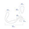 VIBRADUO Dual Vibrating Massager - Perineum & Prostate Stimulation