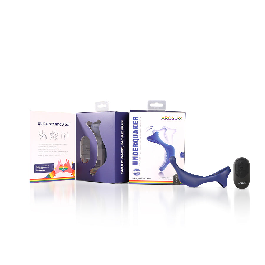 UNDERQUAKER  Perineum Massager with Angle Adjustable (Patented )