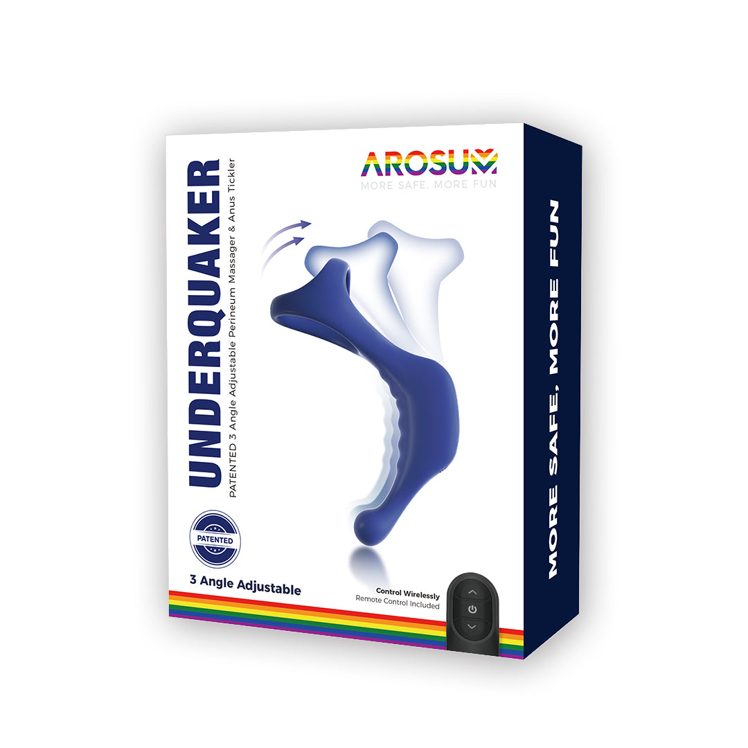 UNDERQUAKER  Perineum Massager with Angle Adjustable (Patented )