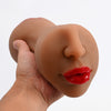 3-in-1 Pocket Vagina Male Dildo with Realistic Face