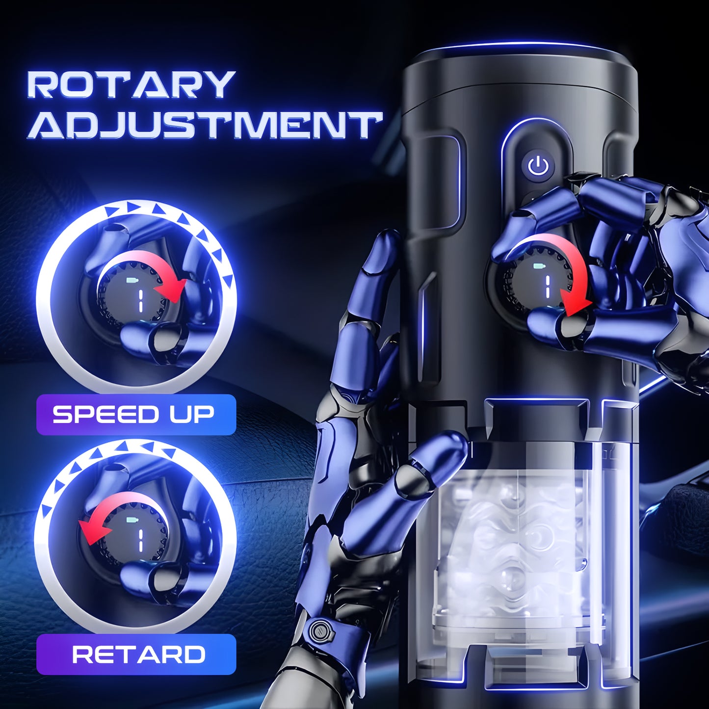 Gundam Cup Screen Display Edition Airplane Cup - 9-Speed Rotation & Vibration