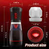 Realistic Tongue Licking Male Masturbator - 7 Licking & 4 Suction Modes with Voice Interaction