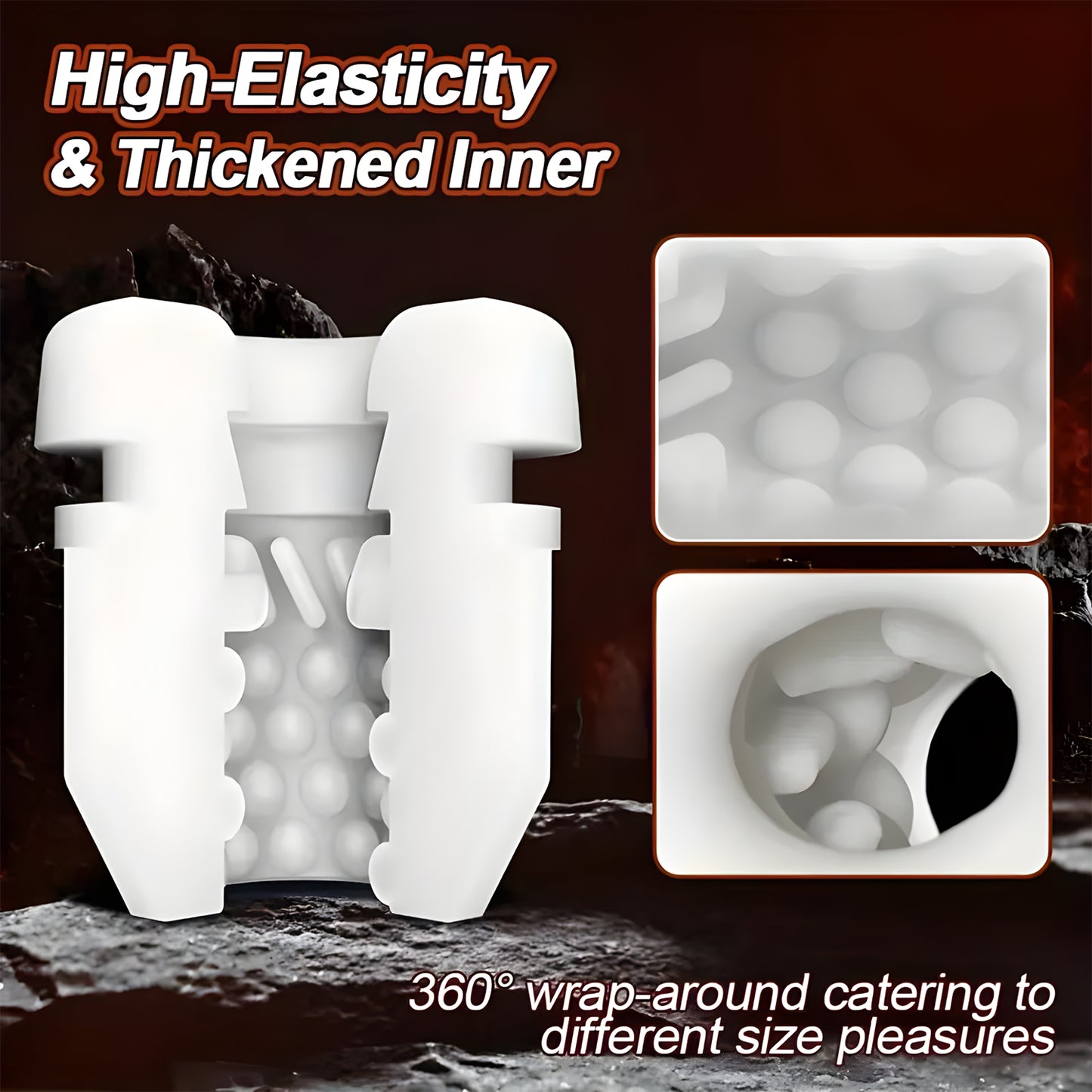 Realistic Tongue Licking Male Masturbator - 7 Licking & 4 Suction Modes with Voice Interaction